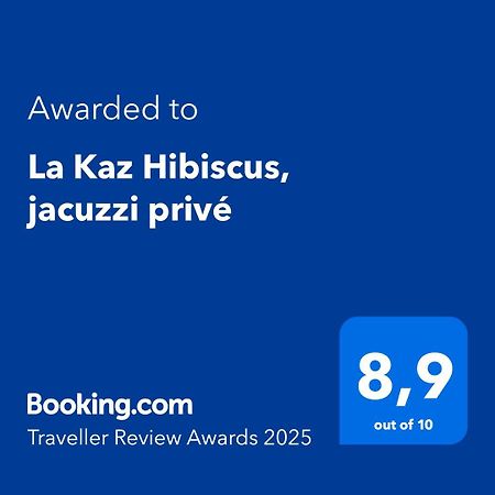 Вилла La Kaz Hibiscus, Jacuzzi Prive Ле-Тампон Экстерьер фото
